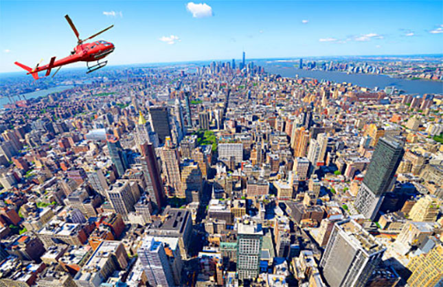 Vuelo en helicóptero en Nueva york