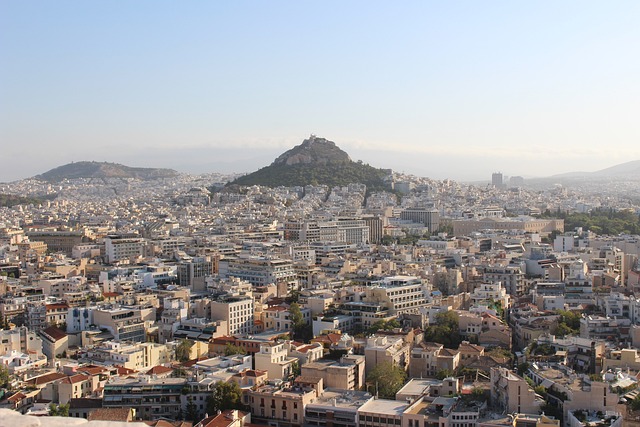 Vistas a Atenas desde la Acrópolis